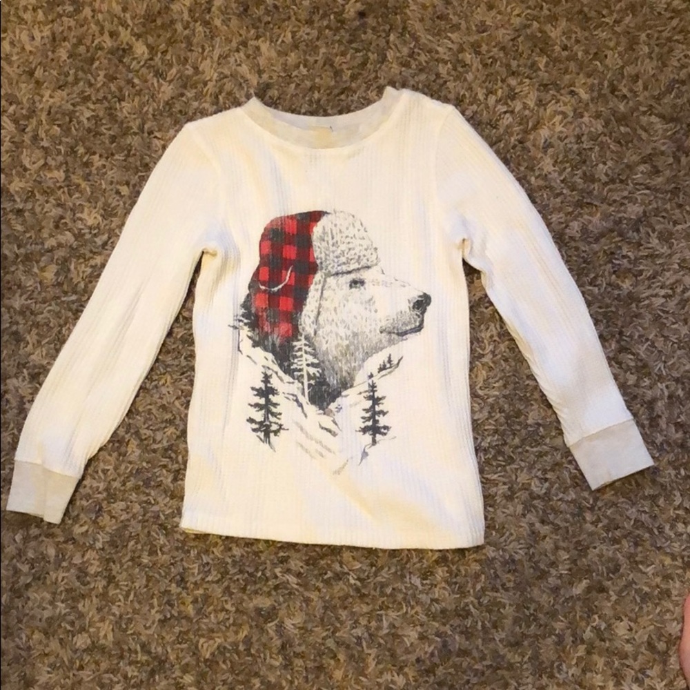 polar bear long sleeves shirt